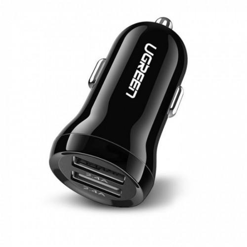 UGREEN 50875 Зарядное устройство автомобильное ED018 Dual USB-A 24W Car Charger
