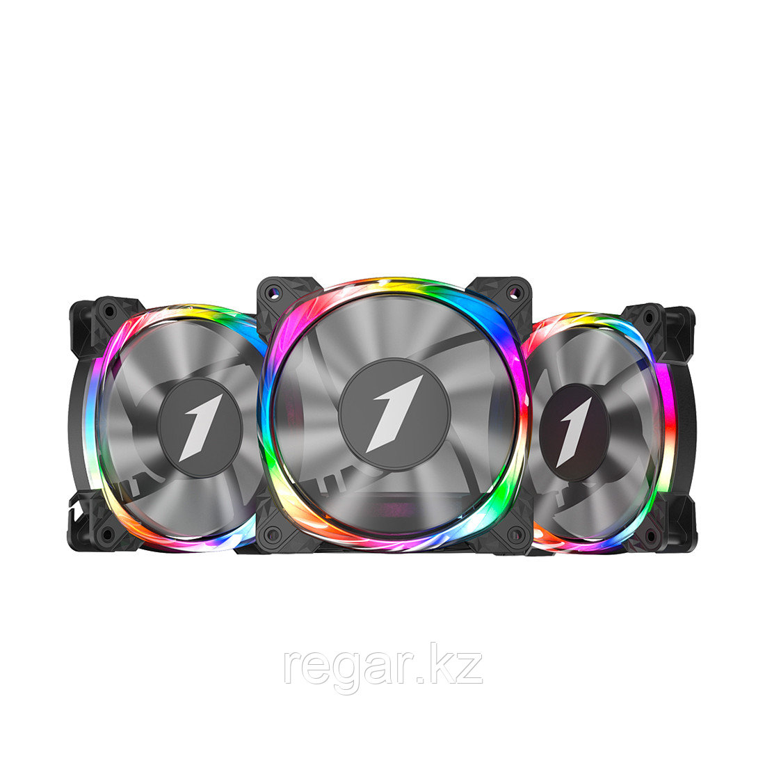 Комплект кулеров для компьютерного корпуса 1STPLAYER FIREMOON M3 COMBO 3в1, фото 1