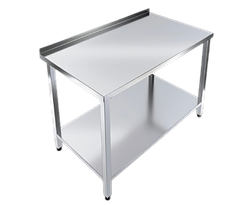 Столы разделочные. Квадратные ножки с Бортом