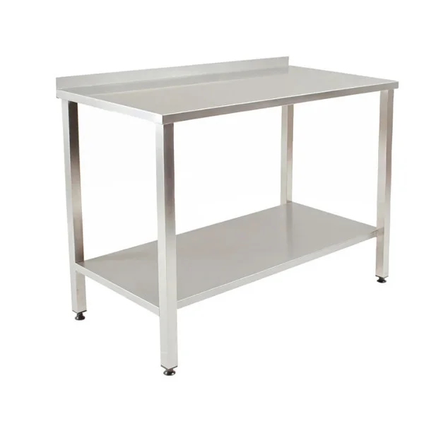 Стол с квадратными ножками. С бортом 1200*700*800 мм. Премиум, фото 1