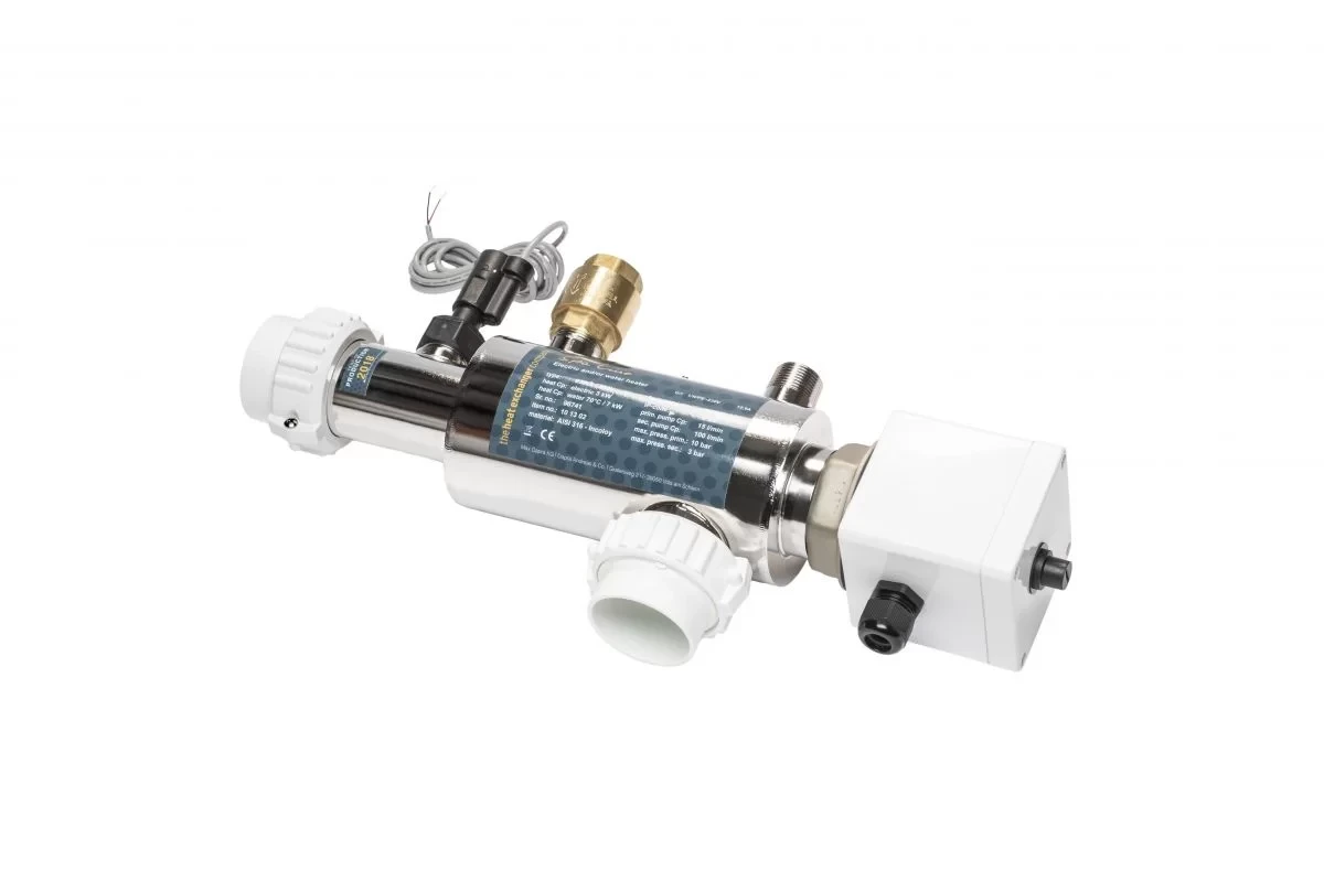 Теплообменник дуо Dapra E5WX-230V-5квт\вода 7квт  AISI\инколой Италия