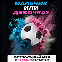 Набор для гендерной вечеринки "Мяч с порошком розового цвета" (девочка)