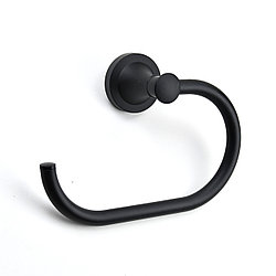 TR1202 Держатель для полотенца / кольцо / черный