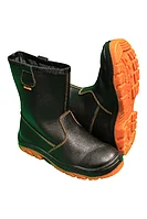 Сапоги Work оранжевый с металлическим подноском и стелькой, подошвой ПУ-ТПУ