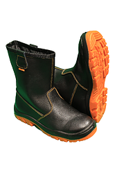 Сапоги Work оранжевый с металлическим подноском и стелькой, подошвой ПУ-ТПУ