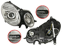 Передняя фара правая (R) на E-Class W211 2006-09 (TYC TG)