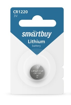 Батарейка литиевая Smartbuy CR1220, Блистер 1шт. (12/720), фото 1