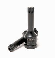 Forsage Головка-бита SPLINE глубокая ударная1/2", M12 с отверстием (L-78мм) 47204       F-24807812T