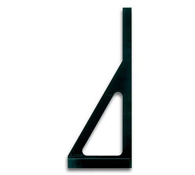 Угольник черный с гипотенузой | 120см. | Китай