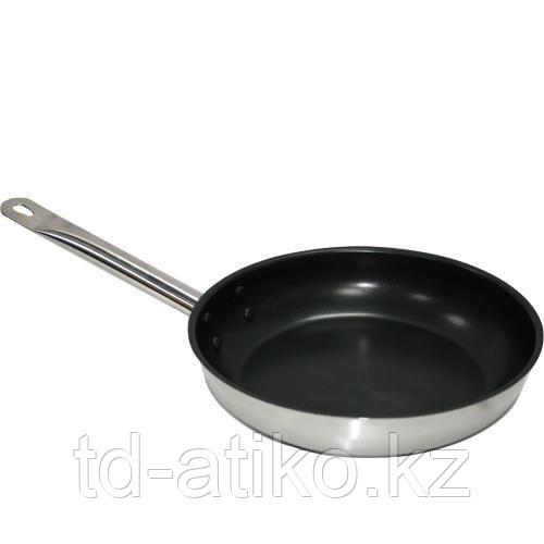 Сковорода d 22см h6см, нерж.сталь с антиприг. покрытием RXP011