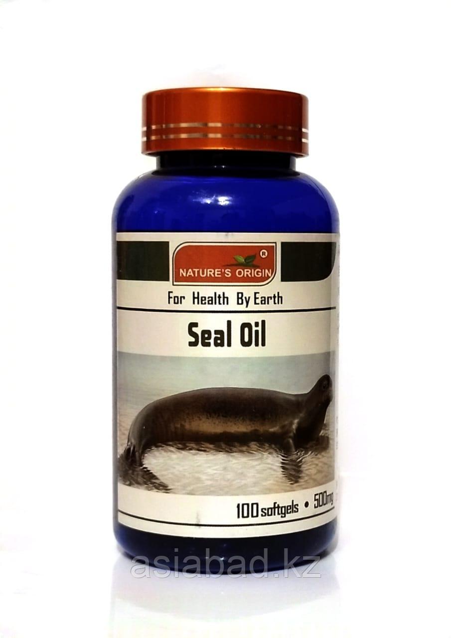 Вытяжка тюленя  ( Seal Oil  ) для укрепления иммунитета 100 капсул, фото 1