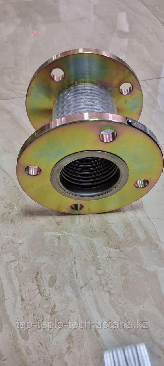 Дірілге қарсы компенсатор DN 65 тот баспайтын сильфон (AISI 321)