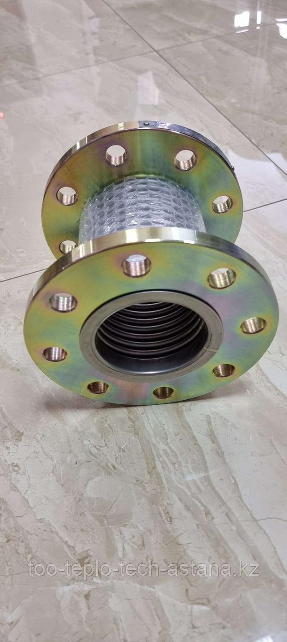 Дірілге қарсы компенсатор DN 80 тот баспайтын сильфон (AISI 321)