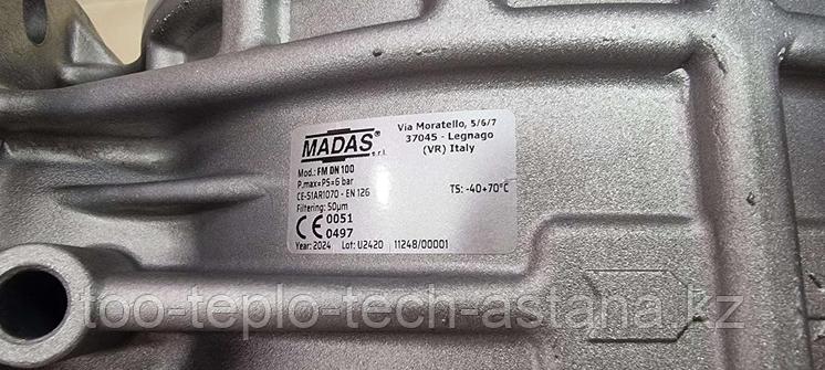 Madas DN 100 фланецті газ сүзгісі, фото 1