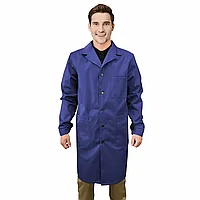 Халат рабочий синий хб