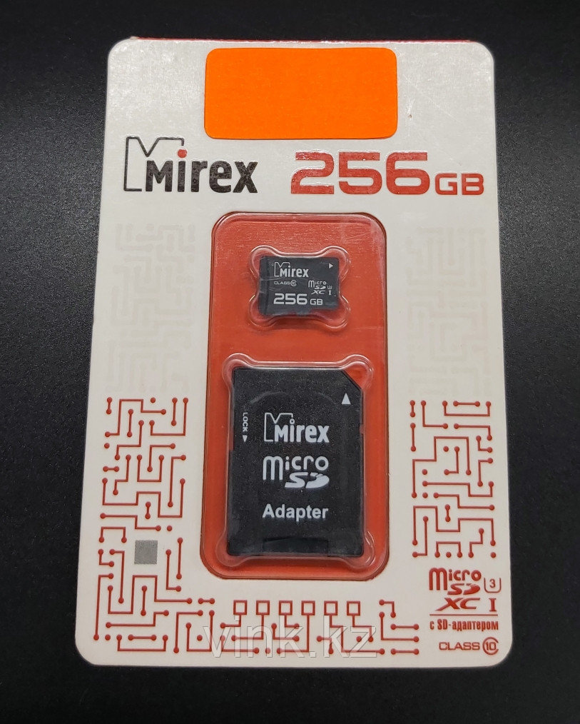 Micro SD карта Mirex 256GB: продажа, цена в Астане. Карты памяти от ...