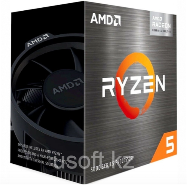 Процессор AMD Ryzen 5 5600GT 100-100001488BOX (6, 3.6 ГГц, 16 МБ, BOX)