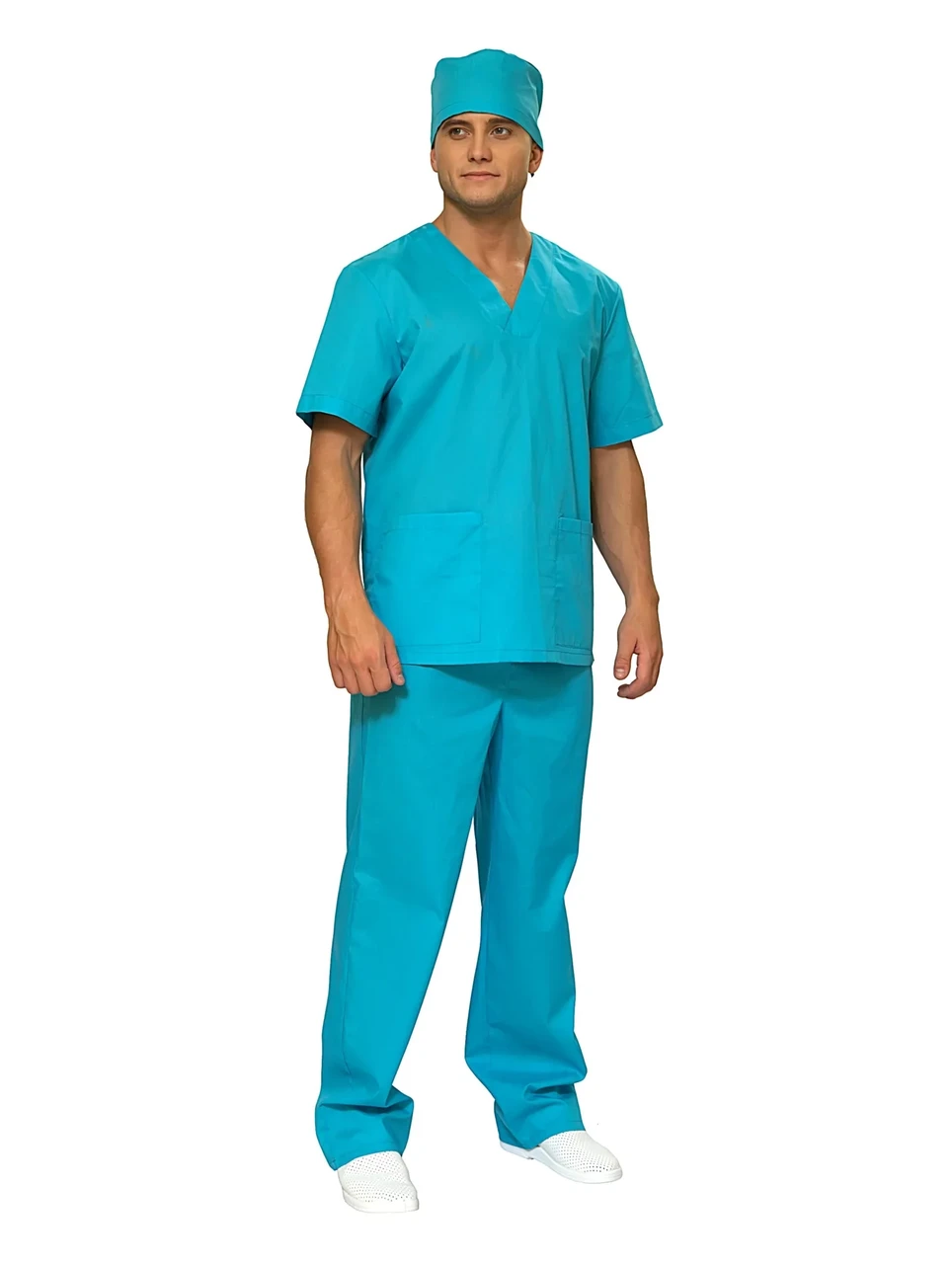 Костюм хирурга универсальный, бирюзовый, фото 1