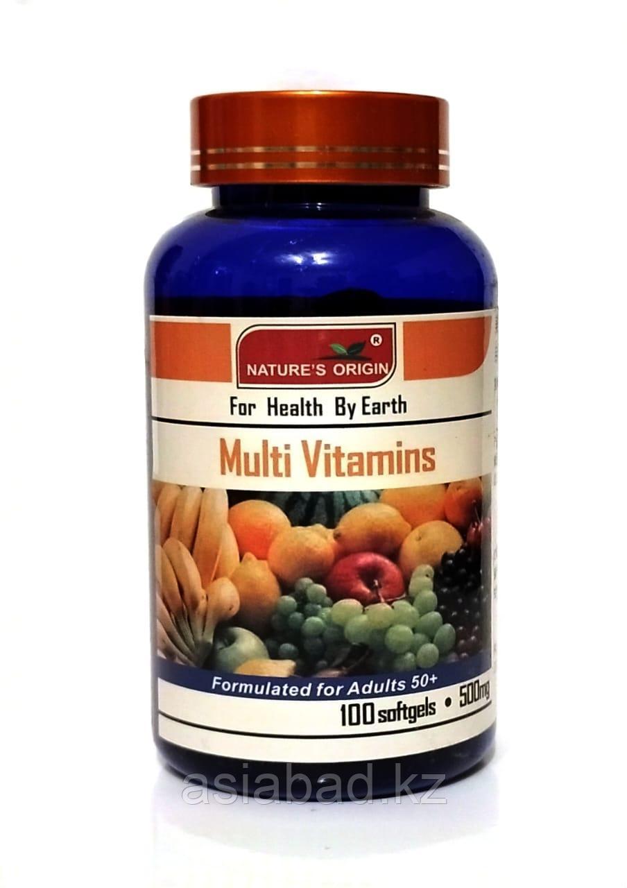 Мультивитамин ( Multi Vitamins ) для укрепления иммунитета 100 таб, фото 1