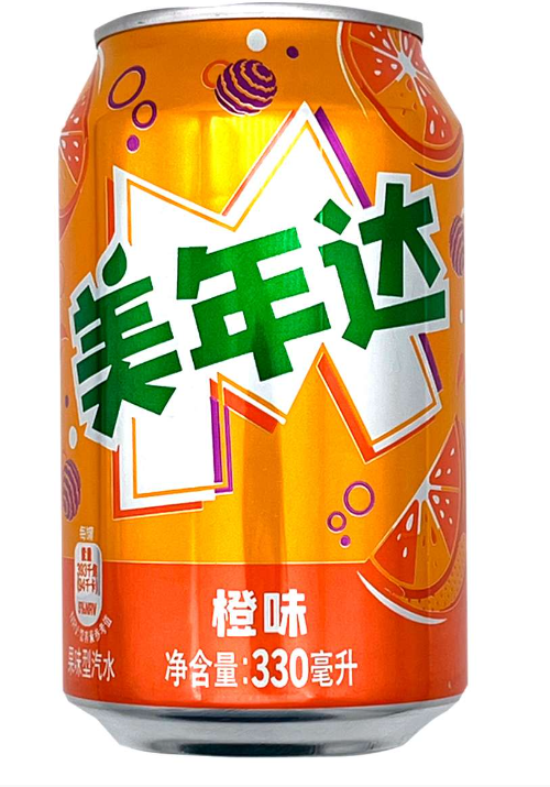 Газ.напиток MIRINDA Апельсин 330ml КИТАЙ (24 шт в упаковке)