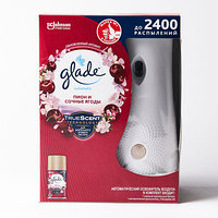 Комплект освежителя воздуха Glade Automatic "Пион и сочные ягоды", со сменным баллоном, 269 мл