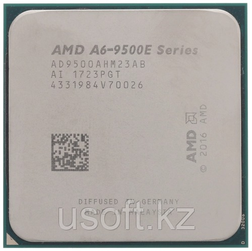 Процессор AMD A6 9500E (AD9500AHM23AB) [AM4, 2 x 3000 МГц, TDP 35 Вт, OEM]