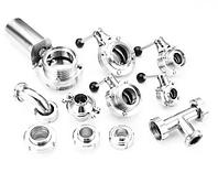 Нержавеющая запорная пищевая арматура и трубы AISI 304