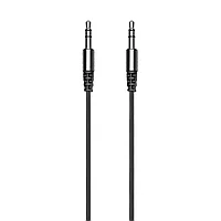Аудиокабель AUX 3.5(m)-3.5(m), 1.2м, черный, Olmio