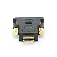 Переходник HDMI DVI Cablexpert A-HDMI-DVI-1, 19M/19M, золотые разъемы, пакет, черный