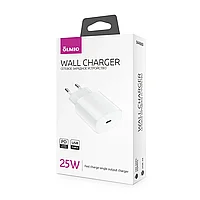 Зарядное устройство сетевое Olmio ЗУ 25W PowerDelivery белый