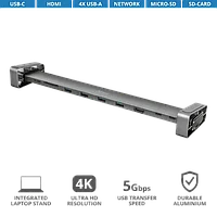 Разветвитель Trust Dalyx Aluminium 10-in-1 USB-C