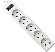 Сетевой фильтр Defender ES 1.8 - 1,8 М, 5 розеток, белый