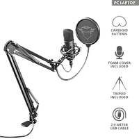 Студийный USB-микрофон Trust GXT 252 EMITA PLUS STREAMING MICROPHONE