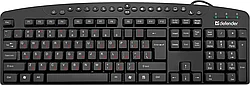Клавиатура проводная Defender Defender Atlas HB-450 RU,черный