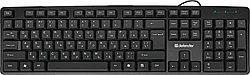 Клавиатура проводная Defender Next HB-440 RU черный