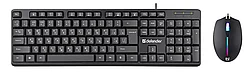 Комплект проводной клавиатура+мышь Defender Triumph C-991 RU черный