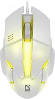 Мышь проводная Defender Host MB-982 7цветов,1000 dpi,белый