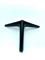 Ножка стальная, для диванов и кресел, черная 15 см