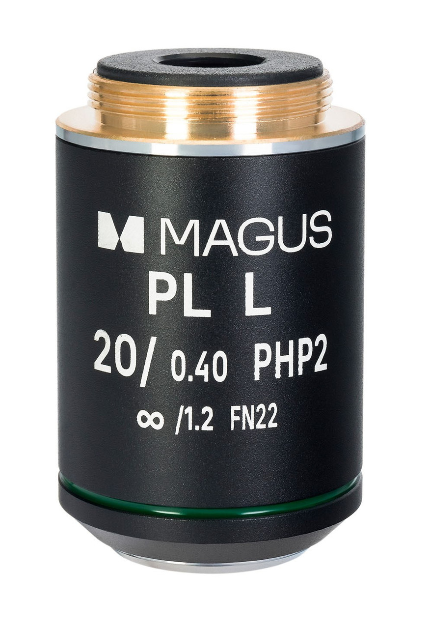 Объектив MAGUS 20HP 20х/0,40 Plan L фазовый PHP2 ∞/1,2 WD 8,0 мм