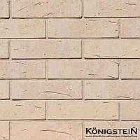 Кирпич облицовочный KONIGSTEIN Санторини Белый одинарный полнотелый