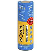 Минеральная вата (минвата) Теплоизоляция Isover Теплая Крыша Стронг 4100х1220х50 мм на основе кварца 2 штуки в