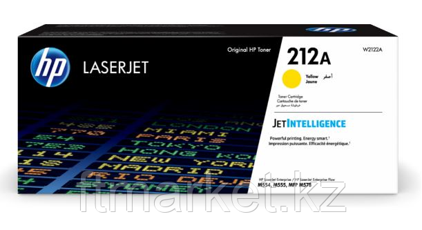 HP 212A Ylw Original LaserJet Toner Crtg для HP Color LaserJet M555/M554/M578, фото 1