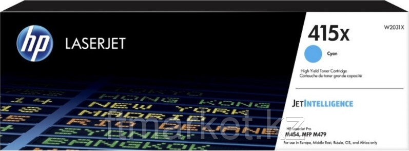 HP 415X Cyan LaserJet Toner Cartridge для HP LJ Pro M454, MFP M479 / HP LJ Ent M455, MFP M480, фото 1