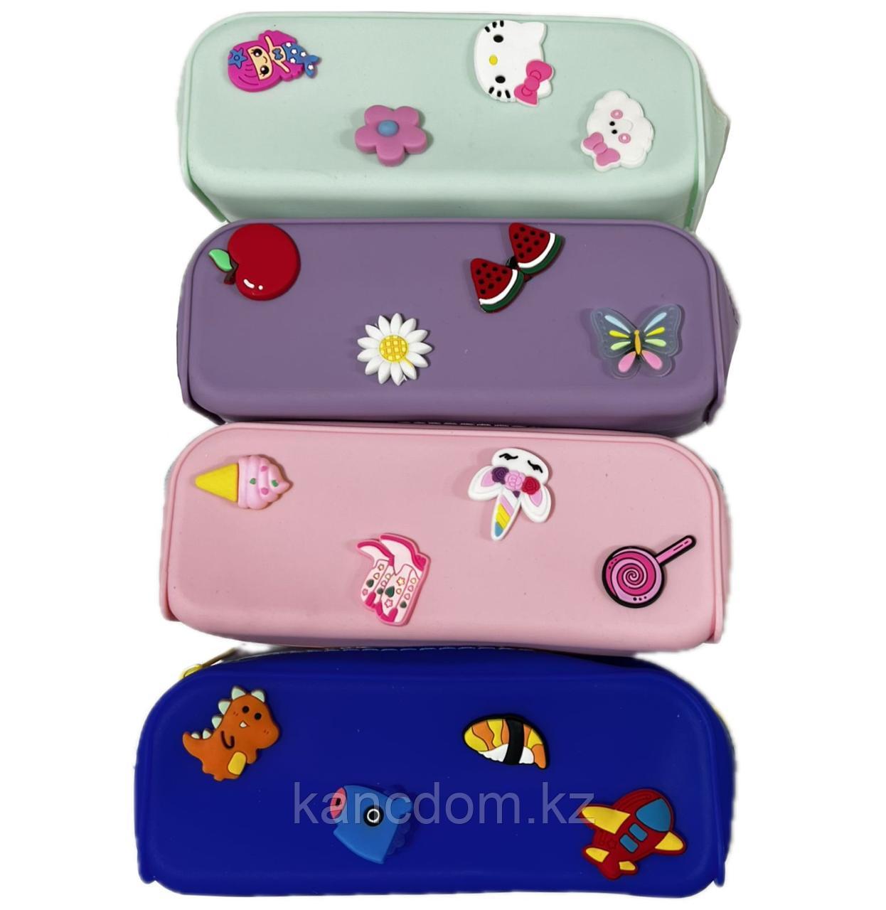 Пенал для карандашей Crocs "Color mix" силикон