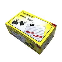 Зажим для бумаги Flamingo 25мм 12шт