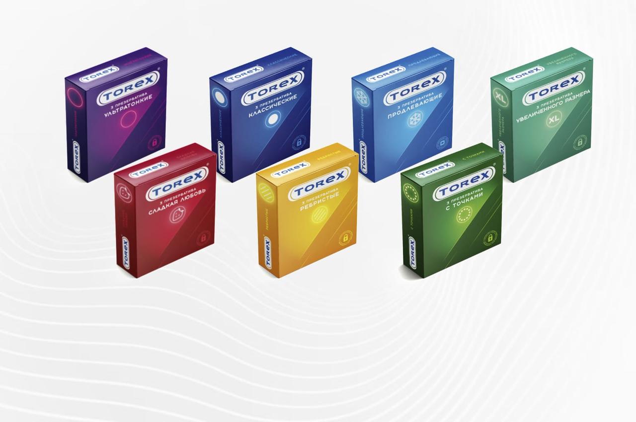Контрацептивы Torex ( Торекс ) в ассортименте 3шт