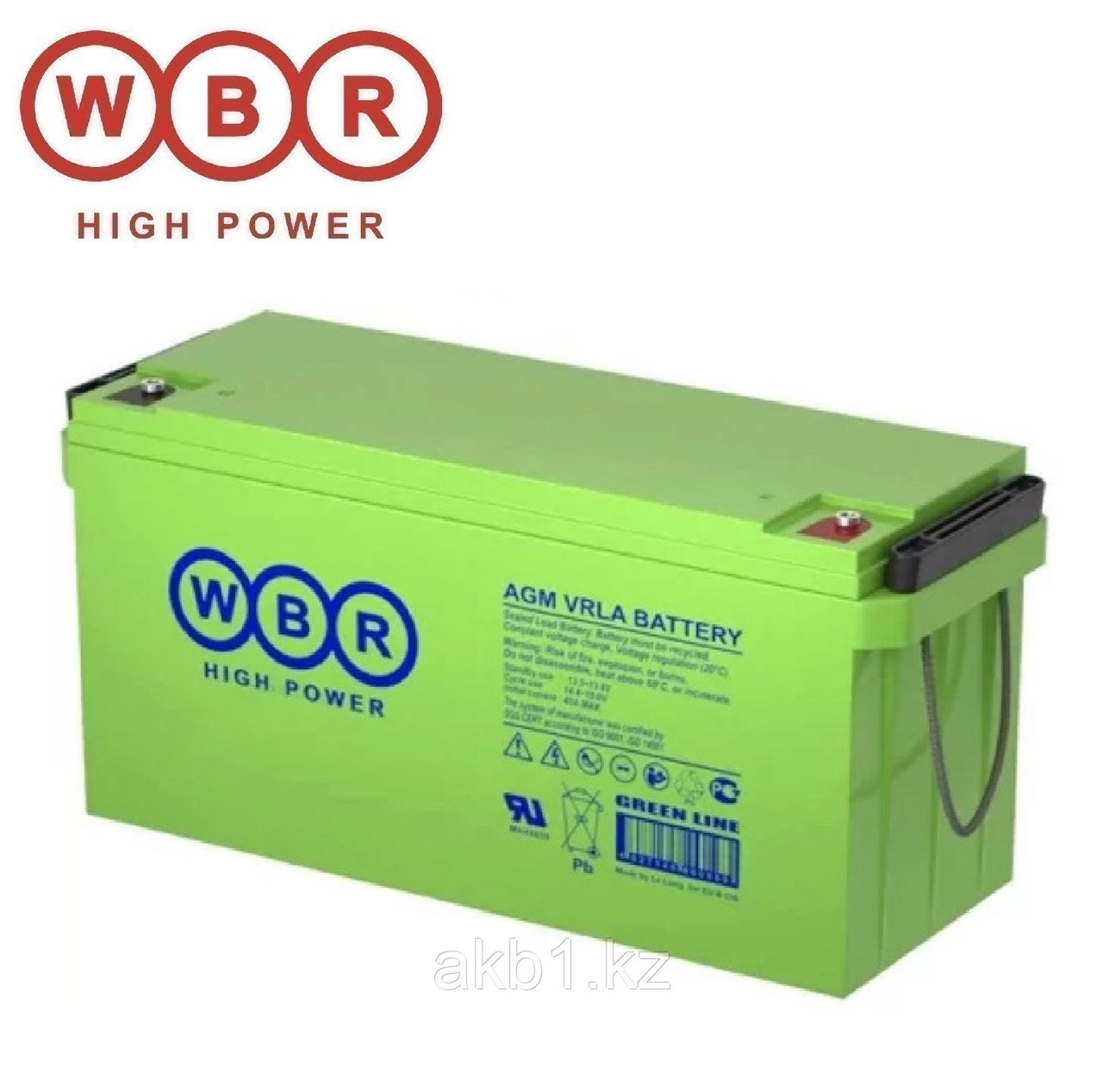 Аккумулятор WBR GPL 121400 (12В /140Ач) 352x170x278