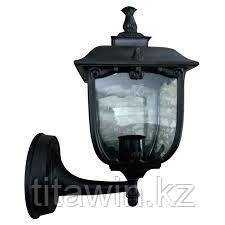 Садово-парковый светильник угловой черный