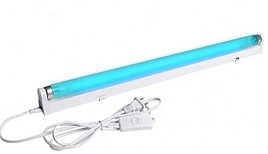 Кварцевая с озоном бактерицидная лампа настенная. Ультрафиолетовый облучатель 90 см на 30 кв м