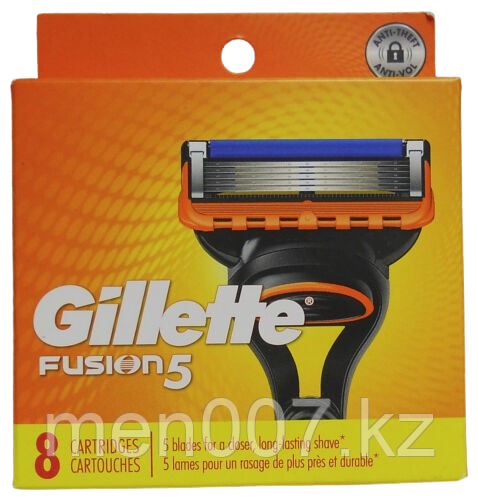 Gillette Fusion 5 (8 кассет) США (упаковка может менятся)